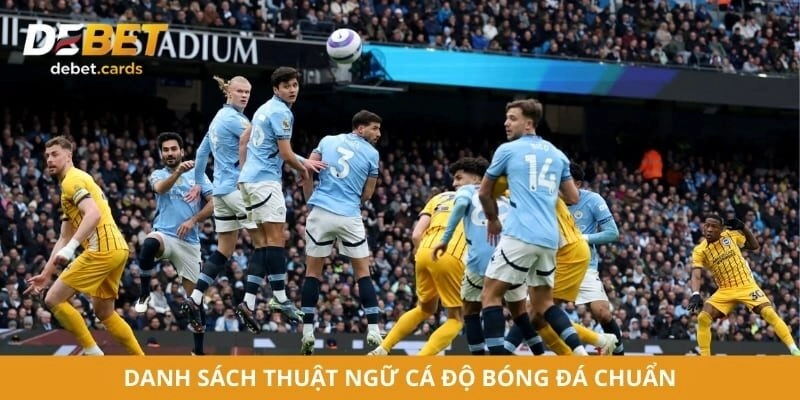 Danh sách thuật ngữ cá độ bóng đá chuẩn