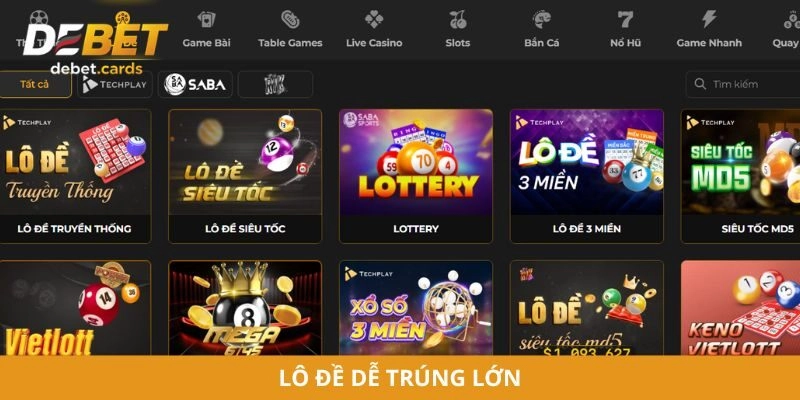 Lô đề dễ trúng lớn