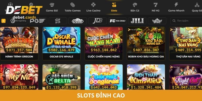 Slots đỉnh cao